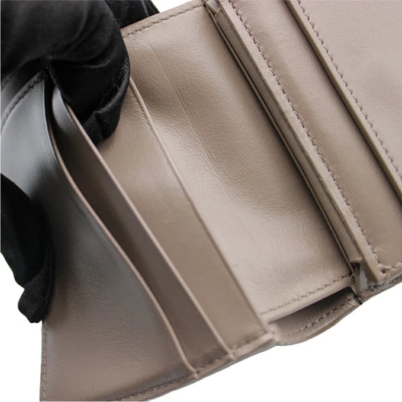 Celine Gray Wallet with Gold Accent - Picture 10 of 13